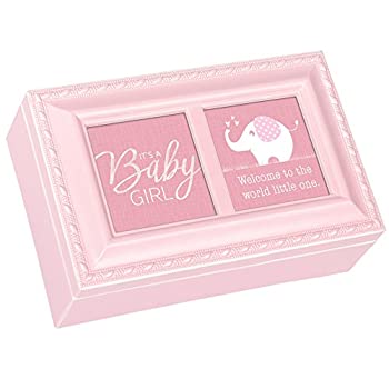 【中古】【輸入品・未使用】Baby Girl Welcome Little One Distressedピンク小柄音楽ボックスPlays子守歌