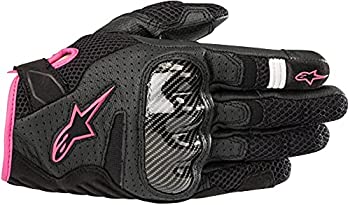 【中古】【輸入品・未使用】alpinestars(アルパインスターズ)バイクグローブ BLACK FUCHSIA (サイズ:M) STELLA SMX-1 AIR V2グローブ 3590518