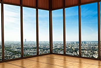 【中古】【輸入品・未使用】Yeele 10?x 8ft SkyscraperウィンドウBackdropオフィスビルFrenchウィンドウ透明ガラスウィンドウ市風景写真背景Man Adult Portraitフォトシュ