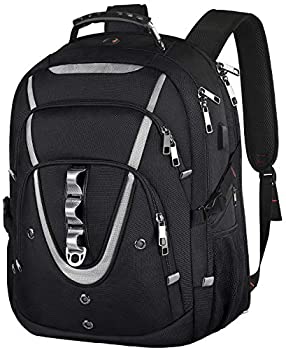 【中古】【輸入品・未使用】18.4 ノートパソコンバックパック 男女兼用 55L 特大ゲーミングノートパソコンバックパック USB充電ポート付き TSAフレンドリーフライト承認 RFI