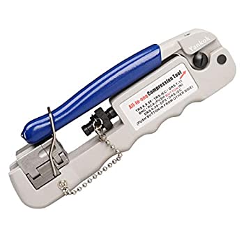 【中古】【インポート品・未当て嵌める】Yankok [ユニバーサル同軸ケーブルクリンパー] DRS/TRS RG6 RG7 RG11 RG59 F 320QR繋ぎ RCA BNC IEC TRS-RA (右角度)繋ぎ 同軸クリンプ