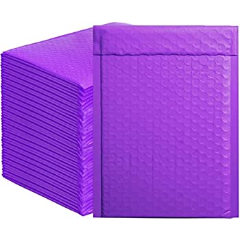 【中古】【輸入品・未使用】Nicunom 100パック ポリバブルメーラー 6x10インチ セルフシールパッド入り封筒 防水配送封筒 パープル