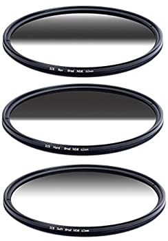【中古】【輸入品・未使用】ICE 62mm Grad ND セット 逆ハード ソフト ND8フィルター ニュートラルデンシティ ND 62 3ストップ 光学ガラス