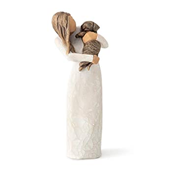【中古】【輸入品・未使用】ウィローツリー彫像 Adorable You (Dark) 愛しいあなた 19cm