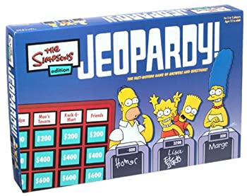 【中古】【輸入品・未使用】Jeopardy Game Simpsons Edition