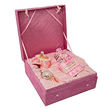 【中古】【輸入品・未使用】Kurt S. Adler, Inc. NB0017G Kurt Alder Noble Gems Glass Baby Girl Ornament Set