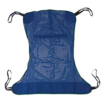 【中古】【輸入品・未使用】Drive Medical Full Body Patient Lift Sling without Commode Opening, Blue, Large by Drive Medical