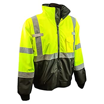 【中古】【インポート品・未当て嵌める】Radians SJ110B L - Large Class 3 2インチ1 High Visibility Bomber Safety Jacket by Radians
