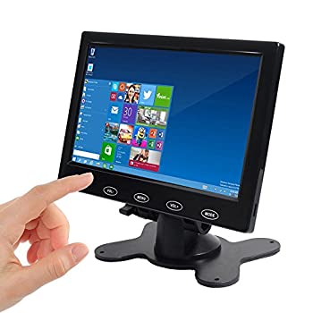 【中古】【輸入品・未使用】SallyBest 7インチ 超薄型 16:9 HD 800x480 TFT LCD カラーディスプレイ ヘッドレストモニター タッチボタン モニター画面サポート AV HDMI VGA｜スカイマーケットプラス
