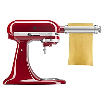 【中古】【インポート品・未当て嵌める】KitchenAid KSMPSA パスタローラーアタッチメント しろがね色 1