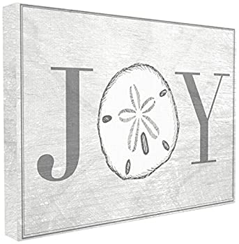 【中古】【輸入品・未使用】The Stupell Home D?cor Collection ジョイフルサマーサンドダラー 特大ストレッチキャンバスウォールアート 24 x 30