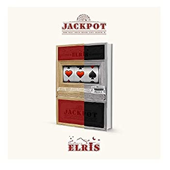 【中古】【輸入品・未使用】カカオM ELRIS - ジャックポット [レッド+ブラックver. セット] (第4ミニアルバム) アルバム2枚+折りたたみポスター2枚。｜スカイマーケットプラス
