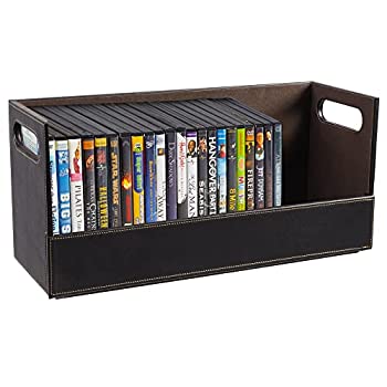 【中古】【輸入品・未使用】(ストックユアホーム) Stock Your Home積み重ね式DVD収納箱 チョコレートブラウン