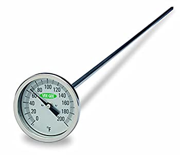【中古】【輸入品・未使用】VeeGee Dial Compost Thermometer, with Glass Face, 36 Stem, 3 Dial, 0 to 200 Degrees F by Vee Gee Scientific 43,825円
