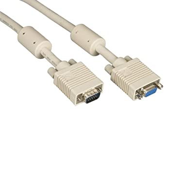 【中古】【輸入品・未使用】Black Box 20フィート VGA ビデオケーブル フェライトコア ベージュ オス/メス