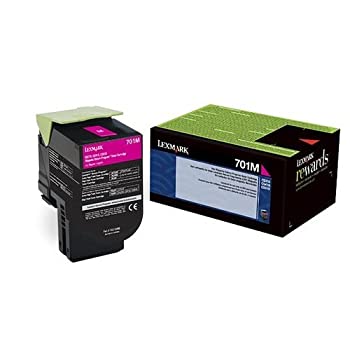 【中古】【インポート品・未当て嵌める】LexmarkマゼンタReturnプログラムトナーカートリッジfor亜米利加その向き、1000?Yield (70?C00瓱)