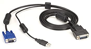 【中古】【輸入品・未使用】ブラックボックスServSwitch Secure KVMスイッチケーブル、VGA、USB to hd26