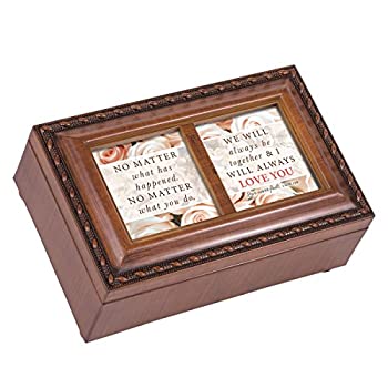 【中古】【インポート品・未当て嵌める】Will Be Together Always Love You Wood Finish Small宝飾品快い音ボックス席Plays Amazing Grace