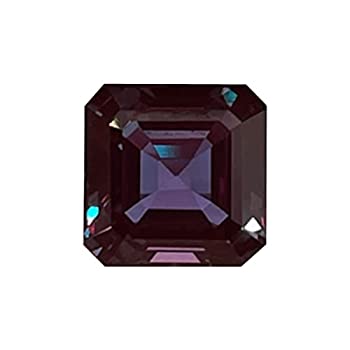 【中古】【インポート品・未当て嵌める】Mysticdrop 人工アレキサンドライト アッシャーシェイプ AAA 特性 5粍~8粍