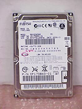 【中古】【輸入品・未使用】Fujitsu MHV2040AH 40GB ハードドライブ