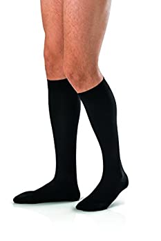 【中古】【インポート品・未当て嵌める】BI115373 - Bsn Jobst Mens Ribbed Knee-High Compression Socks X-Large Full Calf, Black by Jobst