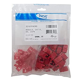 【中古】【輸入品・未使用】MODULE, CAT 6, HD, 25PK, WHITE