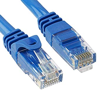【中古】【インポート品・未当て嵌める】Cmple - 弾丸道路Cat 6有線テレビ - 10Gbps 網状組織有線テレビ Cat6イーサネットローカルエリアネットワーク 金メッキRJ45繋ぎ - 75フート 青み