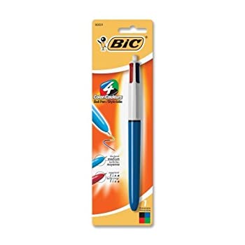 【中古】【輸入品・未使用】卸売り25ケース - Bic 4色格納式ボールペン 中細字 4色インク
