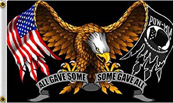 【中古】【輸入品・未使用】3X5 Usa Pow Mia All Gave Some Quality Flag