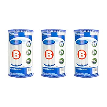 【中古】【輸入品・未使用】Intex B00LCIR3VS プールイージーセットタイプB交換用フィルターポンプカートリッジ(3個パック) 1パック ホワイト｜スカイマーケットプラス