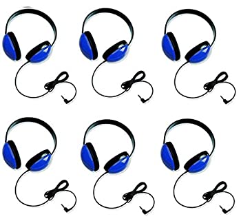 【中古】【輸入品・未使用】Califone 2800-BL Listening First ヘッドホン ブルー (6個セット)|スカイマーケットプラス