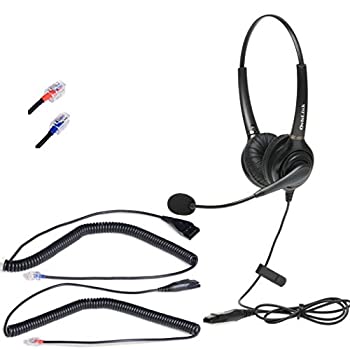 【中古】【輸入品・未使用】OvisLink プロフェッショナル デュアル イヤー コールセンター Avaya ヘッドセット ほとんどの Avaya電話9508, 9608, 5410, 9611g に対応 | プレ｜スカイマーケットプラス