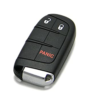 【中古】【インポート品・未当て嵌める】OEM Dodge Keyless Entry Remote Fob 3-Button Smart Proximity Key (FCC ID: M3N-40821302 / P/N: 68066349) by Mopar
