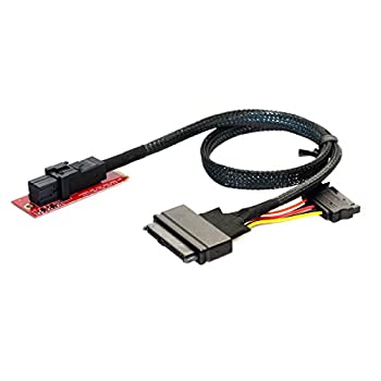 【中古】【インポート品・未当て嵌める】CHENYANG U.2 U2一揃いの道具SFF-8639メインゲーム盤用Intel SSD 750 p3600 p3700 M.2 SFF-8643 NVME PCIe SSDアダプタ＆有線テレビ