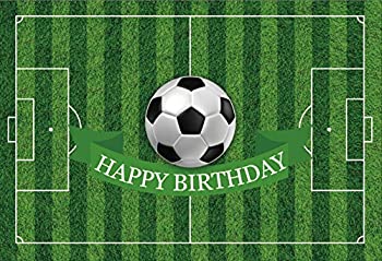 【中古】【輸入品・未使用】Yeele 7?x 5ft誕生日Backdrop Soccer Playgroundスポーツフットボールフィールドパーティーバナーホーム写真背景幼児子供男の子女の子ベビーPor|スカイマーケットプラス