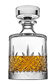 【中古】【輸入品・未使用】Godinger Whiskey Decanter Dublin Collection, for Liquor Scotch Whisky Vodka or Wine - Round