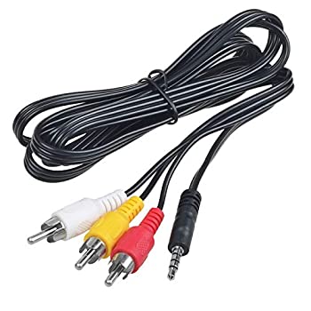 【中古】【輸入品・未使用】Accessory USA 5フィート 3.5mm - RCA AV Out A/V TV ビデオケーブルコード DBPower ポータブルDVDプレーヤーと互換性あり｜スカイマーケットプラス