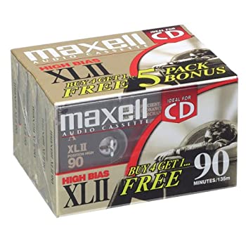 【中古】【インポート品・未当てはめる】XLII 90?High Biasオーディオカセットテープ-5-pack