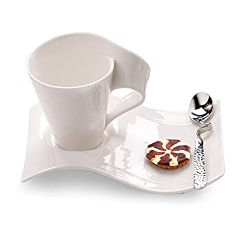 【中古】【インポート品・未当て嵌める】Villeroy \u0026 Boch New Wave Caffe Mugs, Set of 2 by Villeroy \u0026 Boch