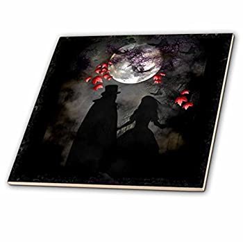 【中古】【輸入品・未使用】mimuluxダークアート???ゴシックロマンスDarkart GothicartゴシックGothica Couple Romance Romantic Wedding Love Fullmoon???タイル 12-