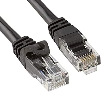 【中古】【輸入品・未使用】Cmple - 高速Cat 6ケーブル - 10 Gbps ネットワークケーブル Cat6イーサネットLAN 金メッキRJ45コネクター - 100フィート ブラック