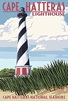 【中古】【輸入品・未使用】Cape Hatteras Lighthouse???Outer Banks , North Carolina 24 x 36 Giclee Print LANT-40852-24x36