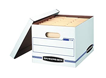【中古】【輸入品・未使用】Bankers Box STOR/ファイルストレージボックス 標準セットアップ リフトオフ蓋 レター/リーガル 12ケース(0071301)