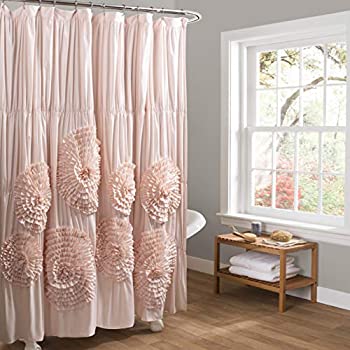 【中古】【輸入品・未使用】Serena Shower Curtain Blush 72X72|スカイマーケットプラス