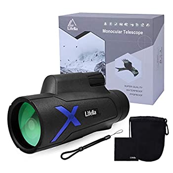 【中古】【輸入品・未使用】Lifella 12X50 高解像度 単眼望遠鏡 ハイパワー単眼スコープ BAK4プリズム FMCナイトビジョン 野生動物 バードウォッチング ハンティング 登山