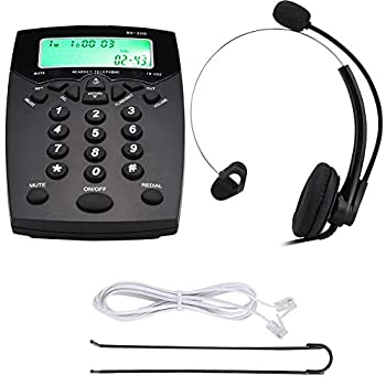 【中古】【輸入品・未使用】コールセンターダイヤルパッド電話 コールセンターダイヤルパッド ヘッドセット電話 モノラルヘッドセットヘッドホン付き ノイズキャンセリング|スカイマーケットプラス