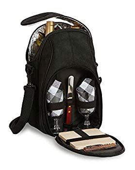 【中古】【輸入品・未使用】ピクニックプラスBravaワイン&チーズセット One Size ブラック PSM-229BL