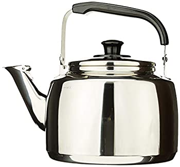 【中古】【輸入品・未使用】ステンレススチール 笛吹きティーポット XL