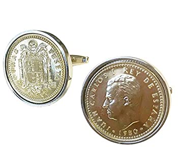 【中古】【輸入品・未使用】スペインCufflinks 1?Peseta???純正Spainish Cufflinks｜スカイマーケットプラス