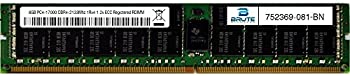 【中古】【インポート品・未当て嵌める】Brute Networks 752369-081-BN - 16GB マイコン4-17000 DDR4-2133Mhz 2Rx4 1.2v ECC Registered RDIMM (OEM PN # 752369-081好いかげんに)
